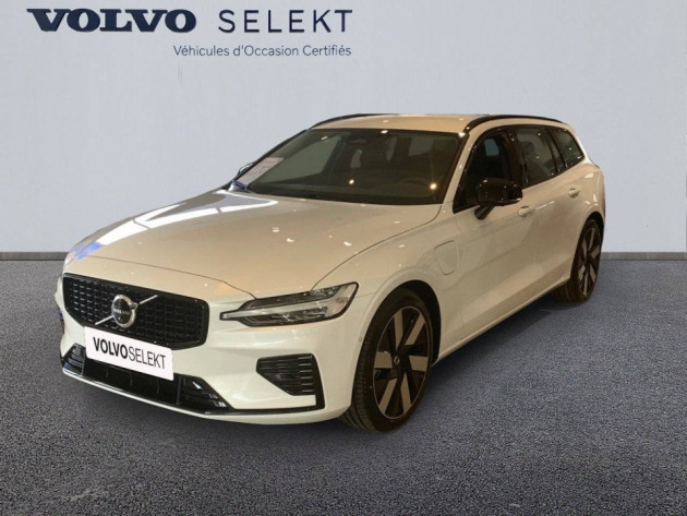 VOLVO V60 T6 AWD Hybride Rechargeable 253 ch 145 ch Geartronic 8 Plus Style Dark